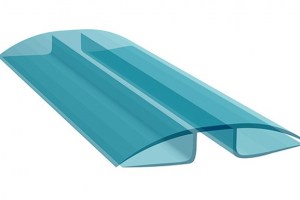 Коньковый профиль RP для сотового и монолитного поликарбоната