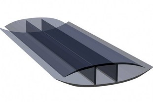 Комплектующий профиль соединительный неразъемный HP 4 мм поликарбонатный